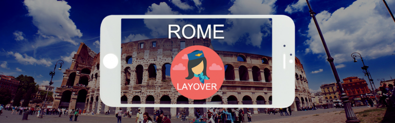 The Colosseum at Rome, Italy.